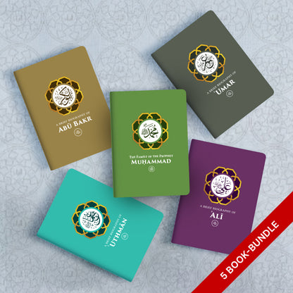 The Family of the Prophet ﷺ & The Four Rightly Guided Caliphs — 5-Book Bundle